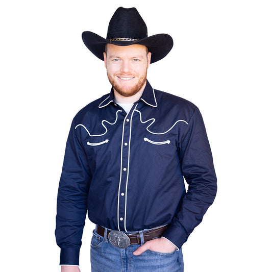 Western Express - Navy with White Piping - 1100