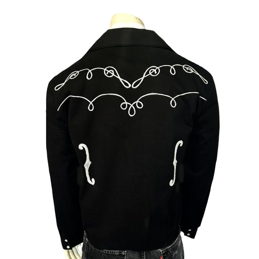 Rockmount Vintage Men’s Bolero Jacket with Music Notes - 1112
