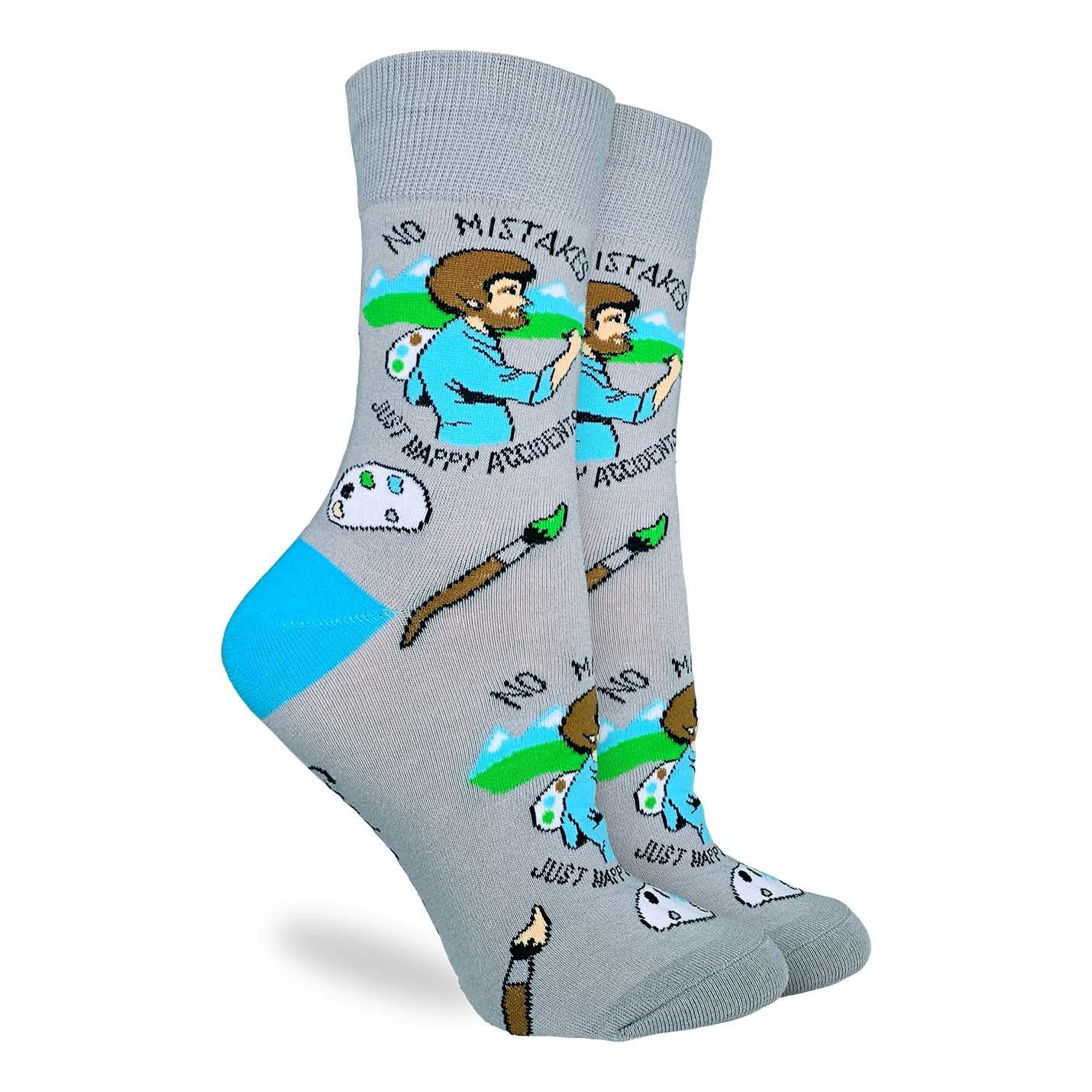 3361 - Women's Bob Ross Happy Accident Socks