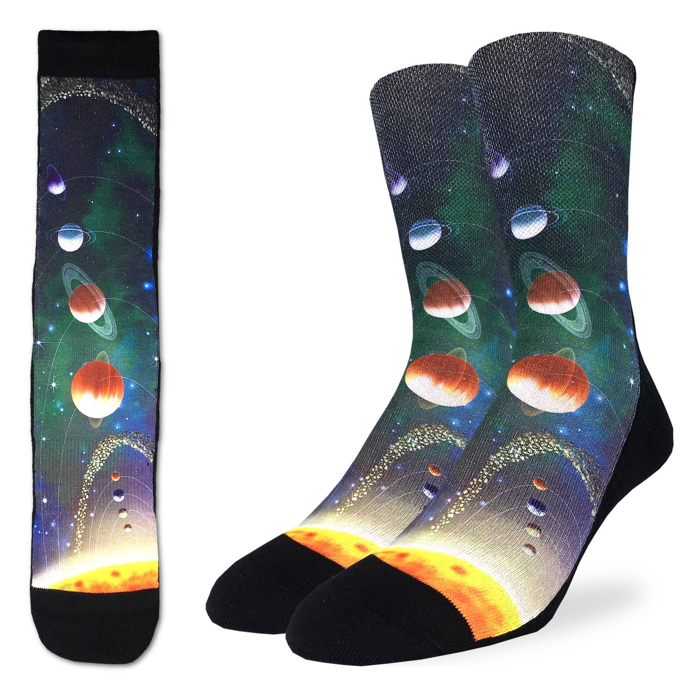 4177 - Men's Solar System Socks