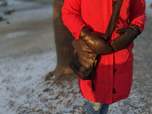 BLACK DEER MITT NO CUFF LINED