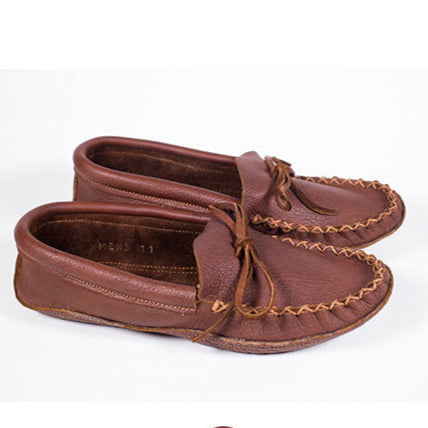 BUFFALO HIDE MOCCASINS