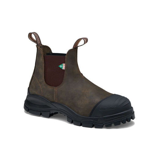 Blundstone CSA XFR boot in rustic brown.