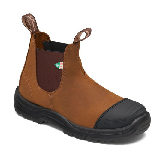 169 saddle brown CSA Blundstone boot in saddle brown.
