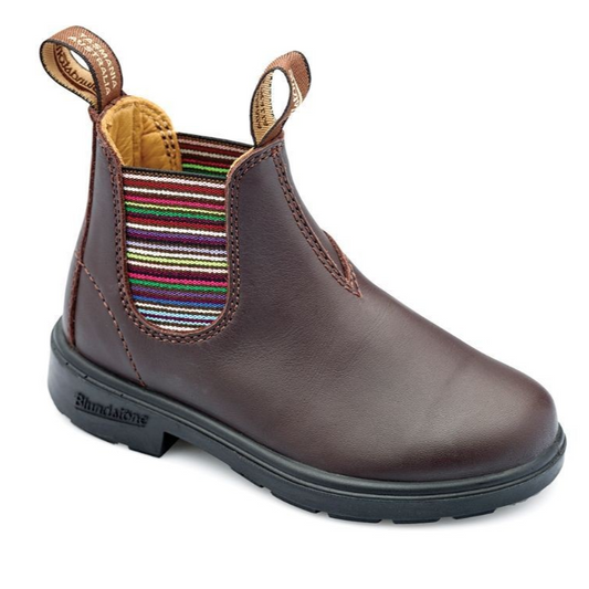 Kid's - 1413 Brown Striped Elastic