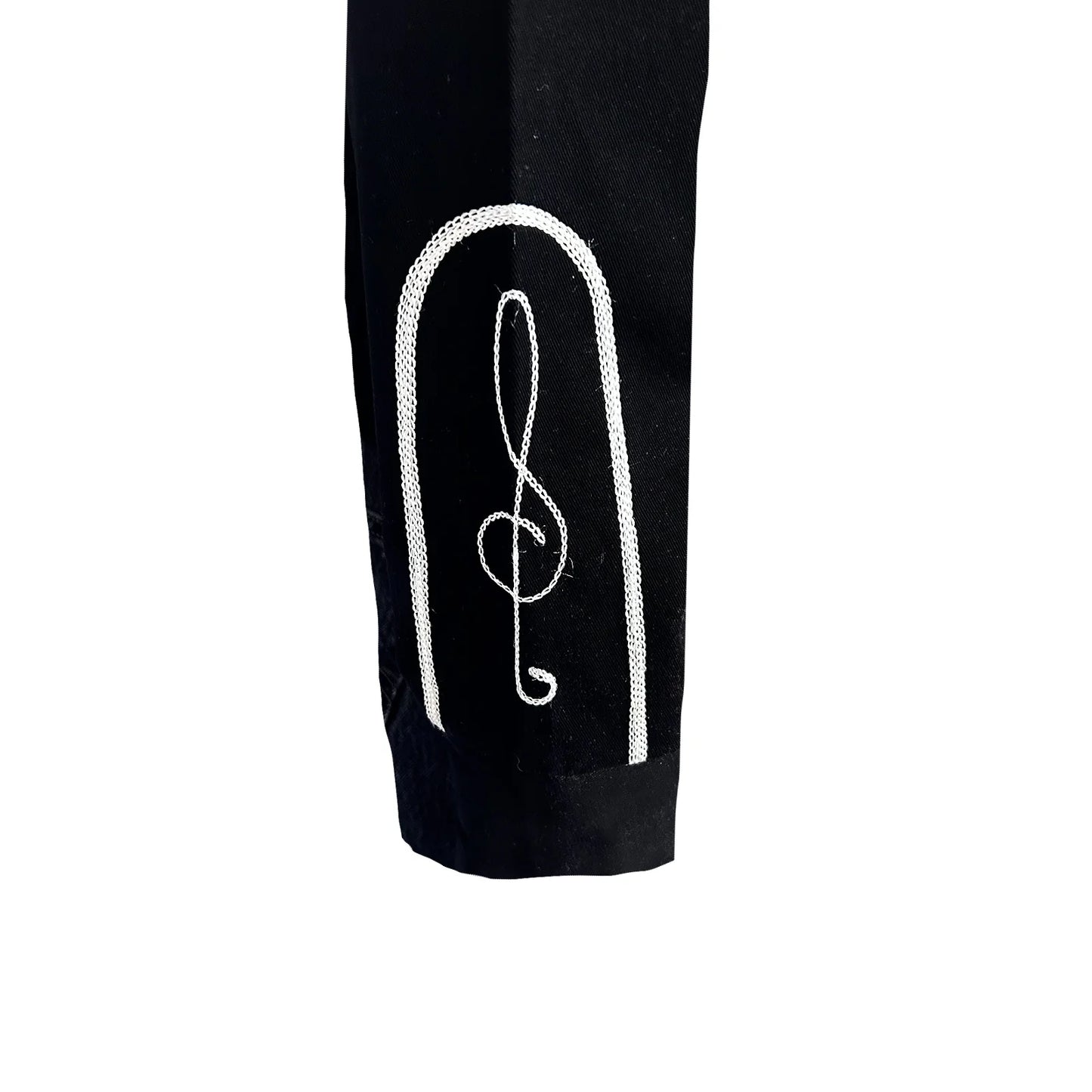 Rockmount Vintage Men’s Bolero Jacket with Music Notes - 1112